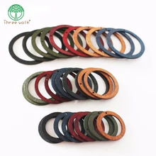 50 шт 3-5 см деревянные круглые бусины DIY деревянные фишки круги ювелирных изделий