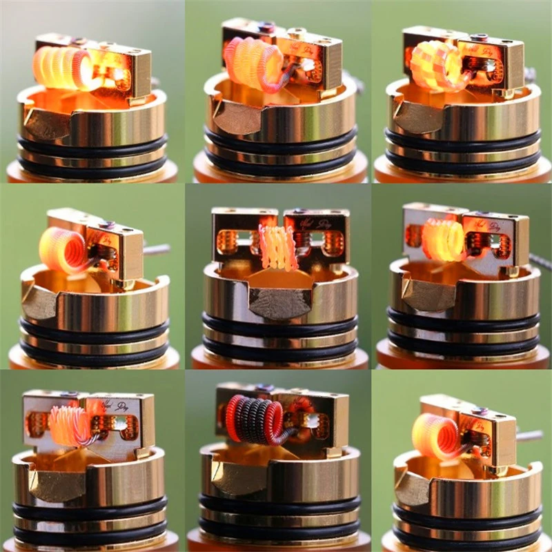 Ni80 Prebuilt Coil Qued Hive Alien Fused Clapton Mix Tiger Flat Nichrome Premade Vape Coil for Resistance Vape DIY Heating Wire Ni80 Prebuilt Coil Qued Hive Alien Fused Clapton Mix Tiger Flat Nichrome Premade Vape Coil for Resistance Vape DIY Heating Wire