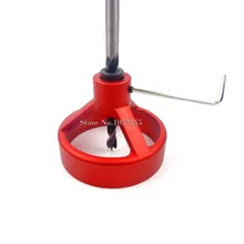 HOT 2PCS Carpenter’s Workshop,Wood working hole puncher& drill vetical fixed clamp cutting head positioning tool