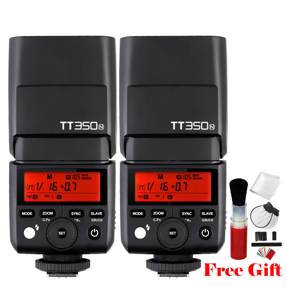 Godox 2.4G TTL TT350N TT350 N Camera Flash Speedlight For Nikon D850
