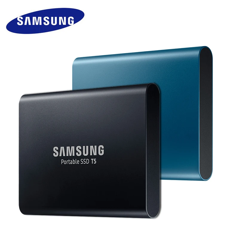 Samsung T5 портативный SSD 250 ГБ 500 1 ТБ 2 ТБ USB3.1 Внешние накопители USB 3,1 Gen2 и обратная совместимость с USB для ПК