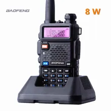 Обновление 8 Вт UV-5R иди и болтай Walkie Talkie “иди и 10 км Baofeng uv5r рация для охоты Ham Радио uv 5r Baofeng UV-9R UV-82 UV-8HX UV-XR