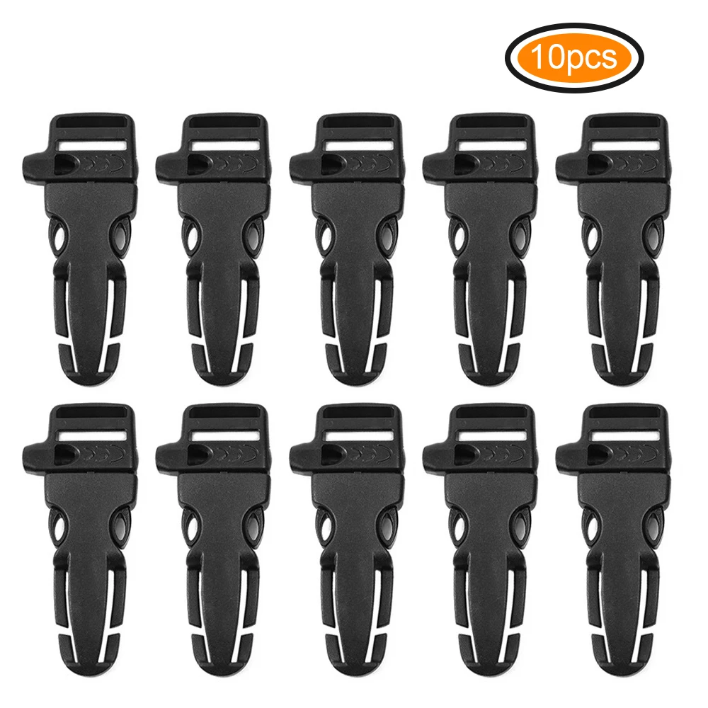 10 шт. наружные боковые быстросъемные пластиковые застежки с аварийным свистком для 20 мм Паракорд Браслет наружные инструменты