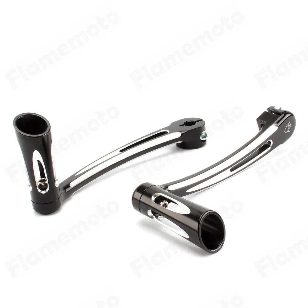 Motorcycle Heel Toe Shift Lever W/ Shifter Pegs Brake Arm Pedal For Harley Touring Street Glide Road Glide Road King 1997-