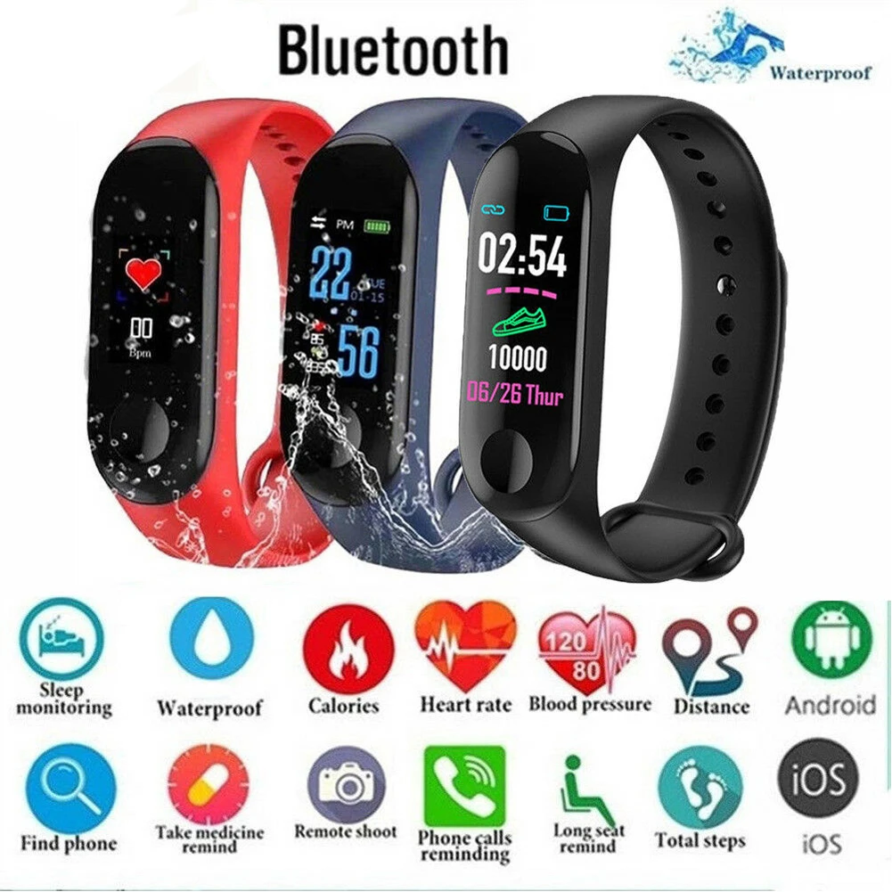 Умный браслет, часы-браслет, пульсометр, измерение артериального давления, фитнес-трекер, умный Браслет для ios Android