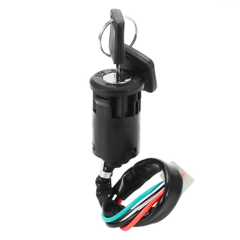 

Motorbike Ignition Toggle Switch Lock 4 Wires Bike ATV Quad Motor Moped Scooters With 2 Keys Onsale