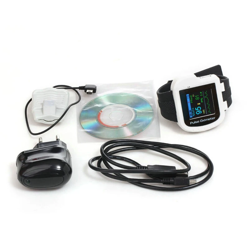 2017 Color OLED display Wrist Fingertip Pulse Oximeter with Software - Spo2 Monitor Finger pulse oximeter