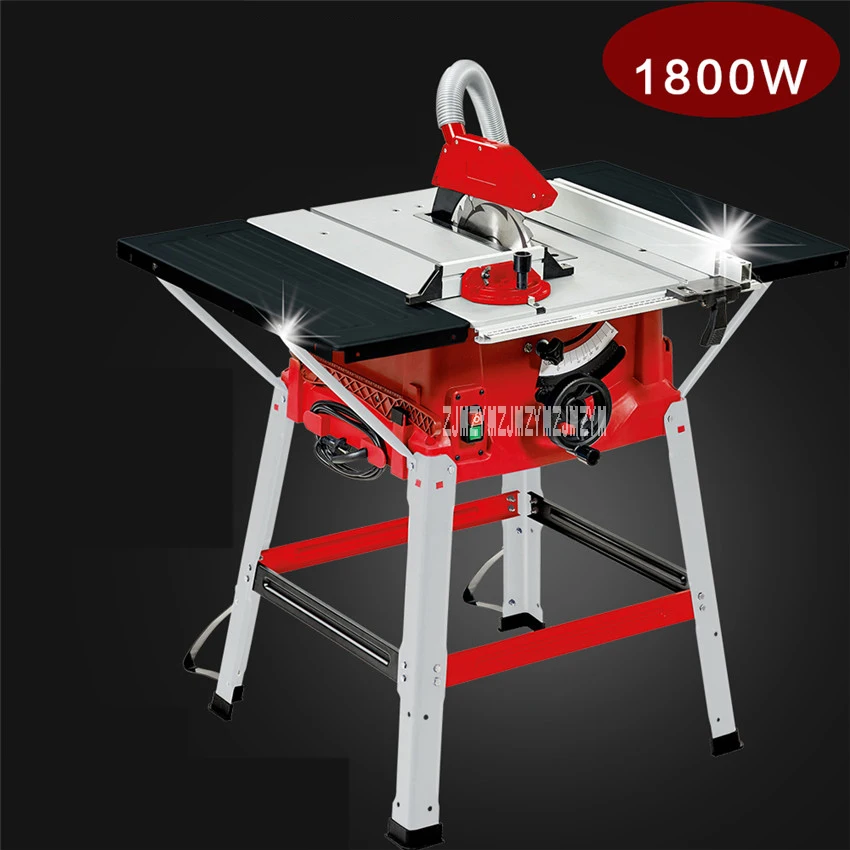 M1H-ZP2-250 Multifunction Woodworking Table Saws 10 Inch Sliding Table Saw Push Plate Saw Angle Cut Circular Saw 220V/50HZ 1800W