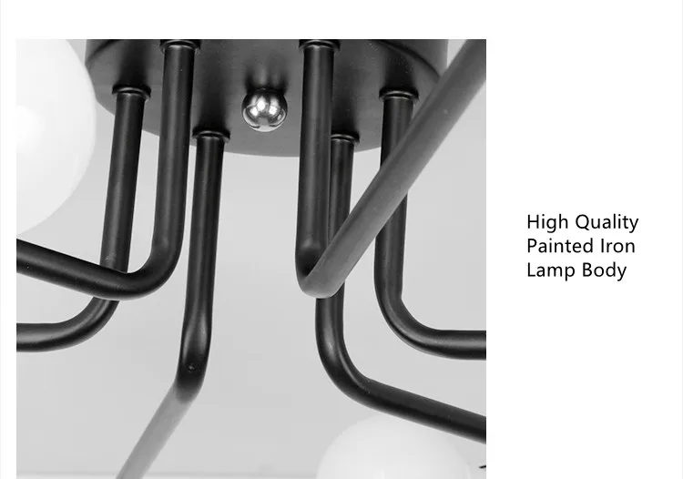 Vintage Chandelier Ceiling Lamp E27 LED Lamparas De Techo Retro Industrial Home Decor Luminaria 24