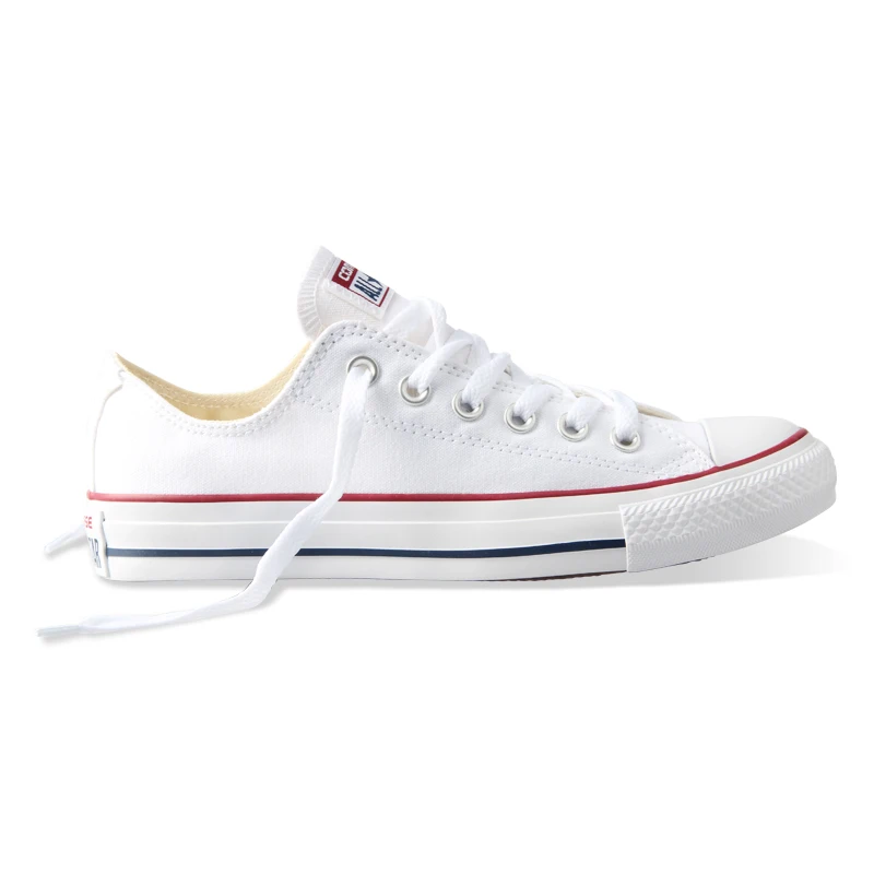 Оригинальные Converse классический все звезды холст обувь мужчин и женщин кроссовки низкие классические Скейтбордингом Обувь 4 цвета - Цвет: 101000