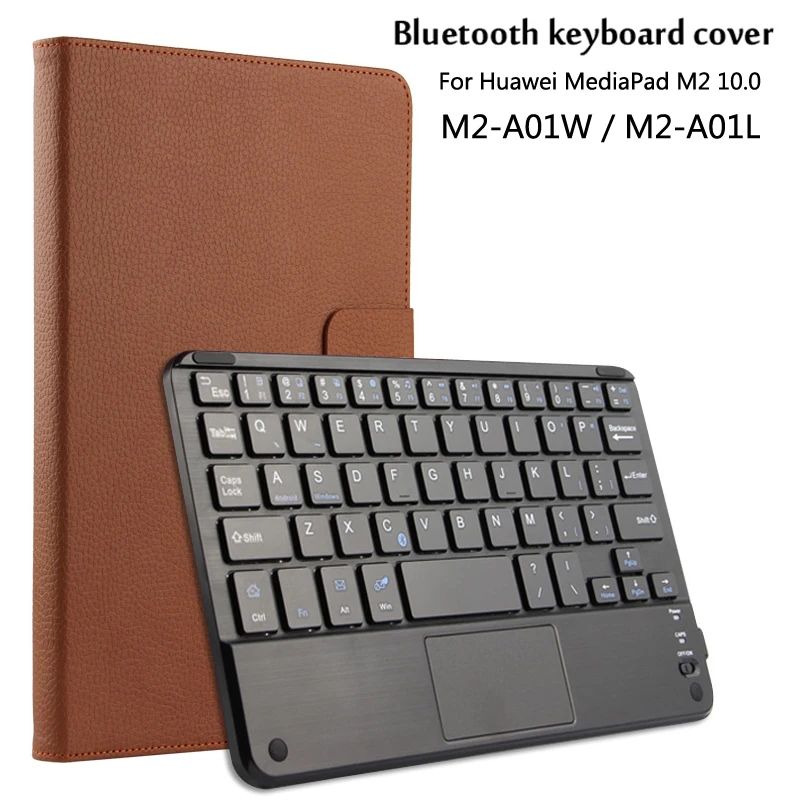 

Wireless Bluetooth Keyboard+PU Leather Cover Protective Smart Case For Huawei MediaPad M2 10 M2-A01W/A01L 10.1''Tablet Case+Gift