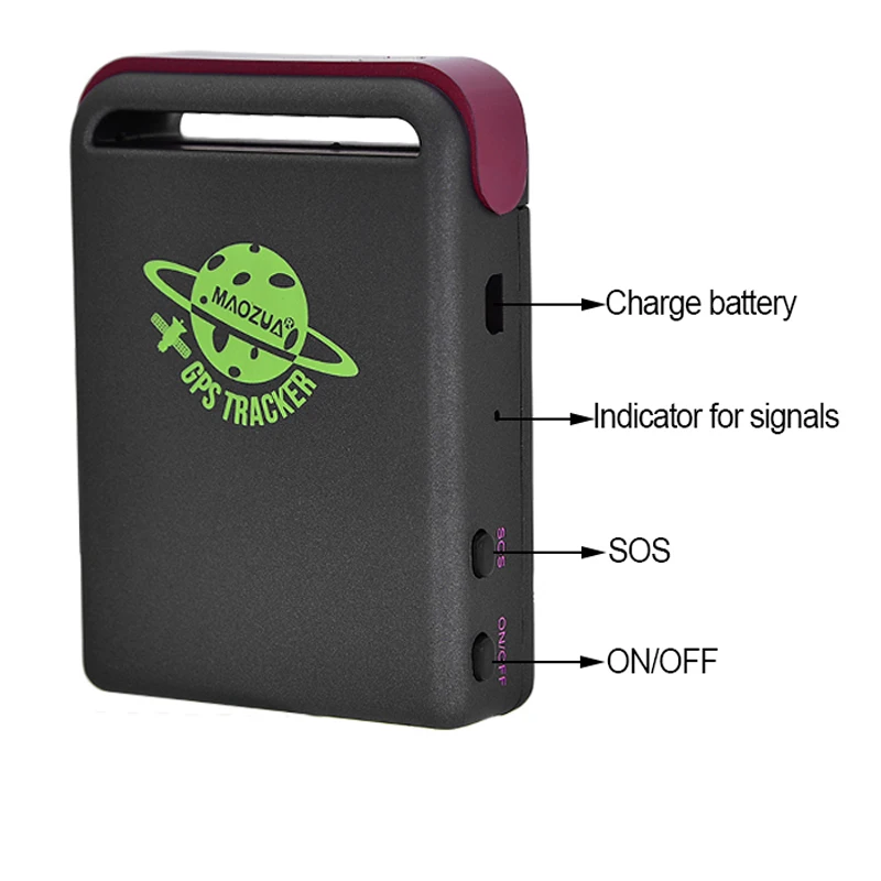 TK102B Car gps tracker Vehicle GPS GSM GPRS Tracker with SOS Over-speed Alarm person Vehicle Tracking Locator Device