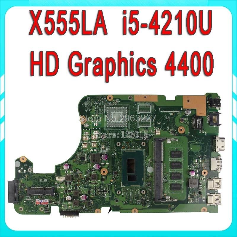 X555LA материнская плата для For Asus X555LD REV 2 0 3 1 6 I5 4210U 4G HD Graphics 4400 100%