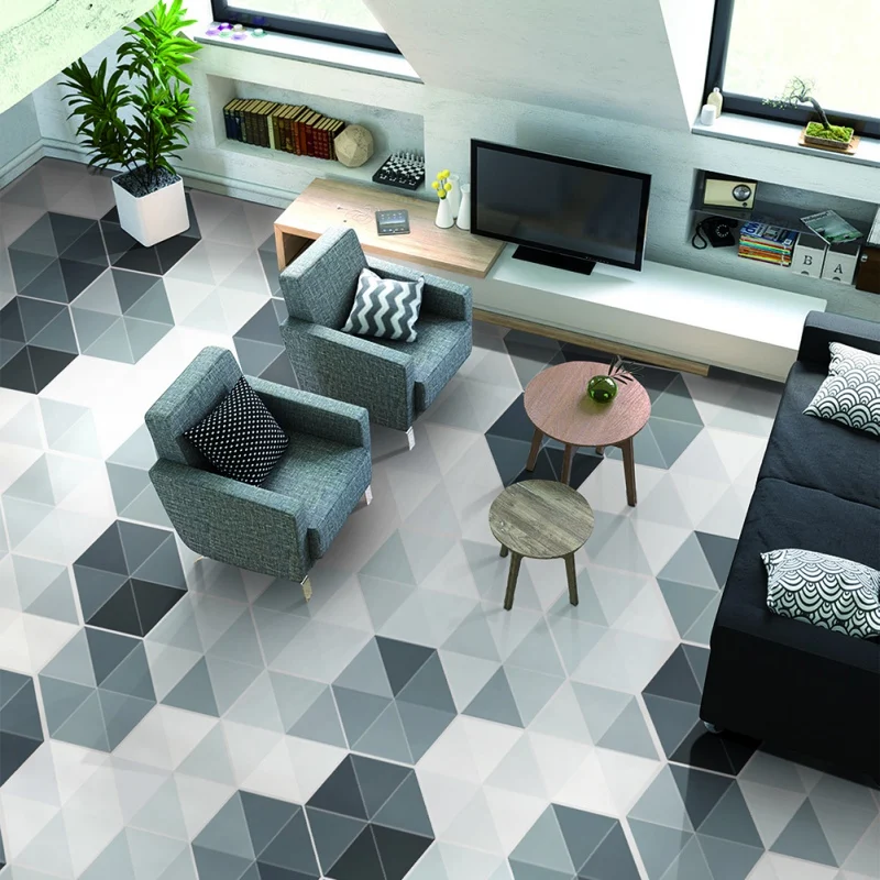 Kopen Hot Koop 10 Stks 1 Set PVC Waterdichte Stickers Zelfklevende Tegel Art Floor Muurtattoo Sticker DIY Keuken badkamer Decor Vinyl nieuwe