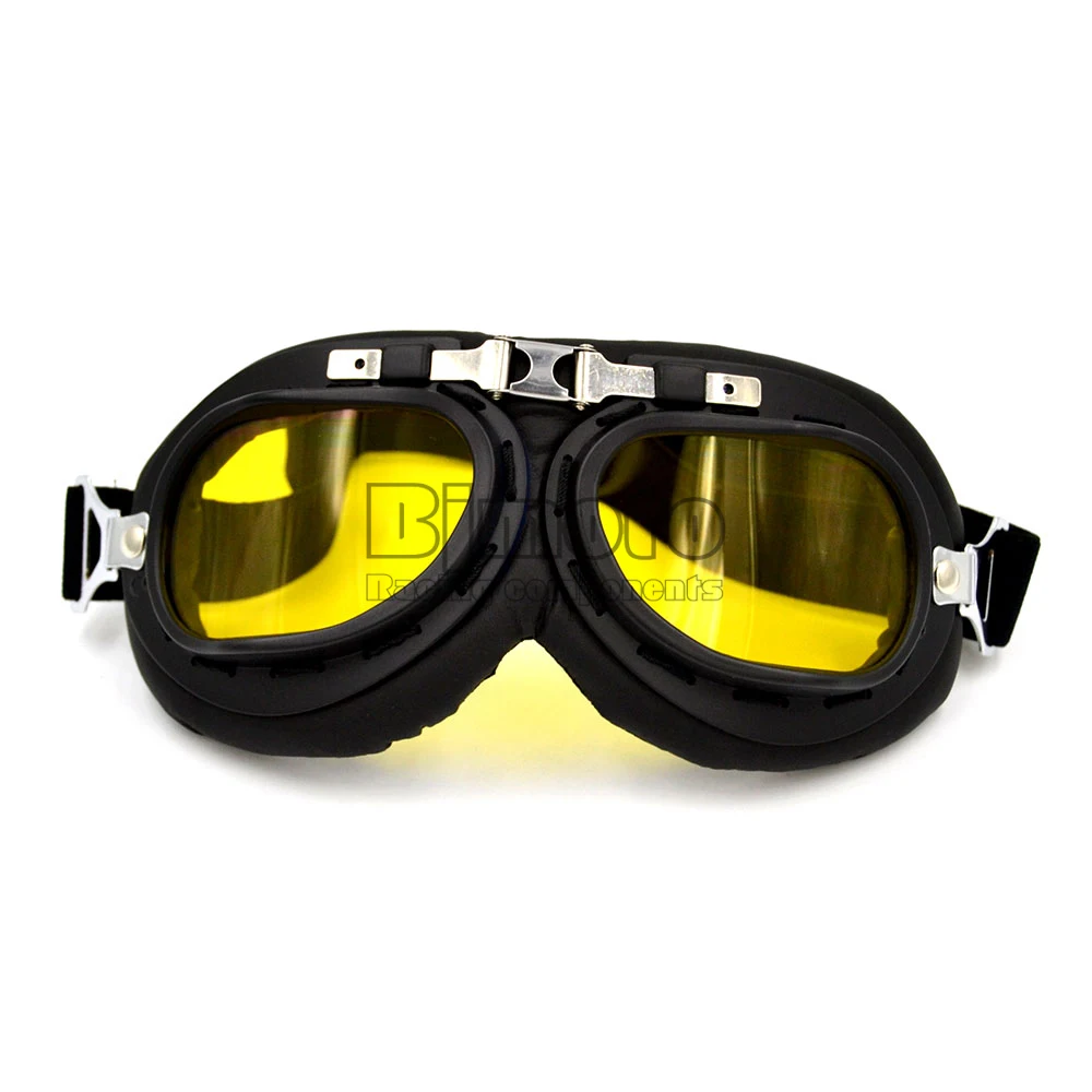 Очки для мотокросса, мотоциклетный шлем, уличные мотоциклетные очки в стиле стимпанк, ретро очки пилота, кафе-гонщик, УФ-защита