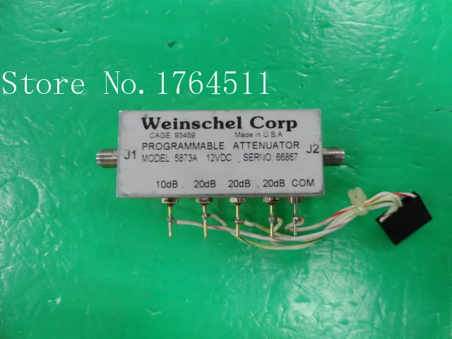 

[BELLA] Weinschel 5873A DC-4GHZ 70dB 12V programmable step attenuator SMA
