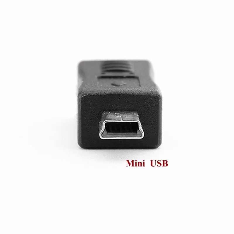 1 шт. Черный Micro USB женский мини USB Мужской адаптер зарядное устройство конвертер адаптер