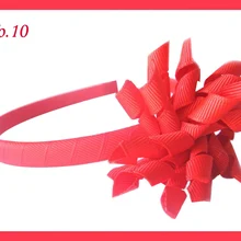 Новейший стиль 20 шт 2,5 ''Симпатичные повязки на голову смешанные цвета коркер повязки для волос банты для волос «коркер»