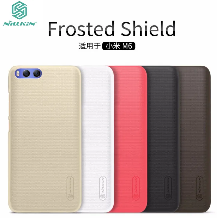 

Xiaomi mi6 mi 6 Original NILLKIN Super Frosted Shield Rubber Back cover Case for Xiaomi Mi6 M6 m6 5.15'' With Retail Box