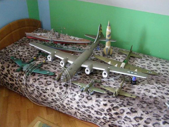 1:47 DIY 3D B29 sudraportress Bomber самолет Бумажная модель Сборка ручная работа игра-головоломка DIY детские игрушки Denki& Lin