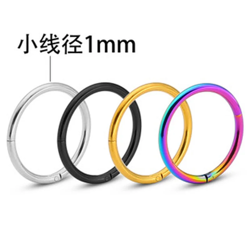 

QHQ hoop earrings circle earrings stainless steel gold big hoop jewelry accessories fashion bijouterie women men auskarai