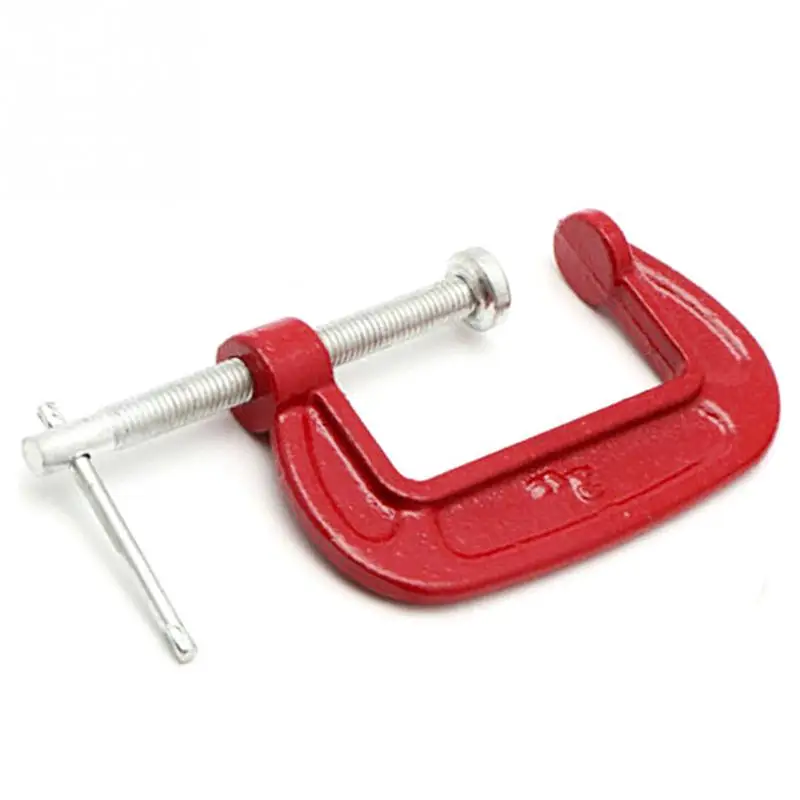 Adjust Heavy Duty G Clamp G Clamp Iron Red For Woodwork Metal ClampiX fg 