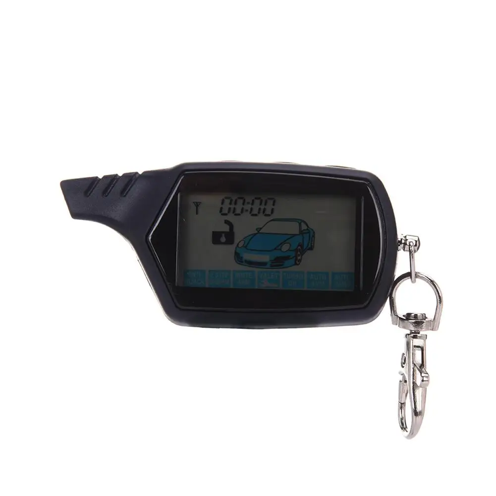 

For Starline B6 Car Security Remote Control Keychain LCD Two Way Car Alarm System New Remote Control Fm Transmitter