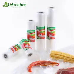 Lifresher вакуумные сумки для Вакуумная Упаковка для продуктов 5 рулонный вакуумный упаковщик еда Saver сумка для кухни 12 17 20 25 28 дропшиппинг