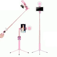 Выдвижная селфи-палка для мобильного телефона, мини-штатив с автоспуском, держатель, селфи-Палка для Xiaomi iPhone samsung huawei