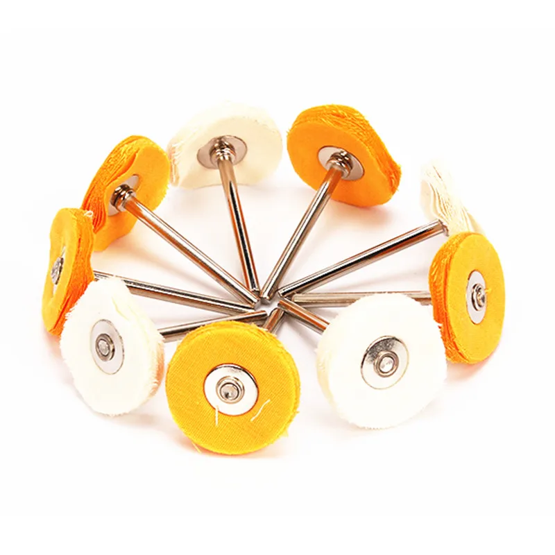 20 pc For Felt Mounted Abrasive Polishing Wheel Dremel Rotary Tools