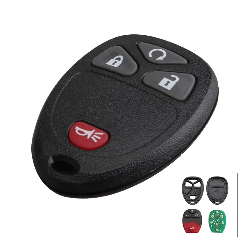 315Mhz 4 Buttons Remote Start Keyless Entry Key Fob Transmitter Clicker Alarm  KOBGT04A for Pontiac Montana /Chevrolet 2005-2011