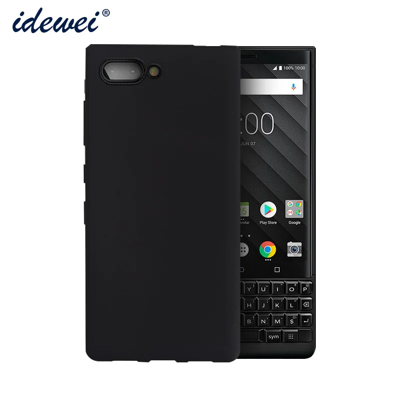 

For BlackBerry Key2 Case Cover Soft TPU Silicone Back Cover For BlackBerry Key 2 BBF100 Fandas Capa Phone Protective Case