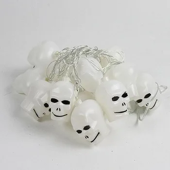 

MUQGEW 2018 Halloween Decoration Halloween Illuminated Skull Skeleton Ghost Lights Pumpkin Lights Light Classroom Bars Set Props