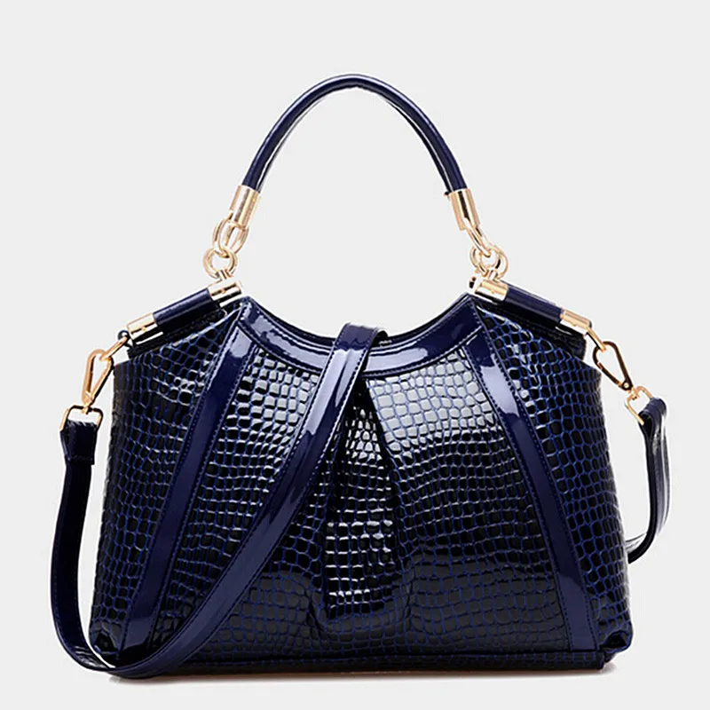 2016 Hot Women Luxury Handbag Crocodile style Leather Handbag Messenger Bag Female Shoulder bag bolsas pouch