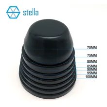 2 шт., Универсальный светодиодный/HID резиновый пылезащитный чехол для фар, водонепроницаемая крышка 70 мм 75 мм 80 мм 85 мм 90 мм 95 мм 100 мм термоустойчивость