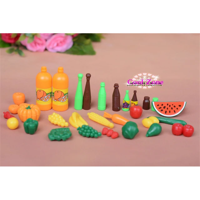 Miniature Furniture Play Food Set for Barbie Doll House Best Gift Toys