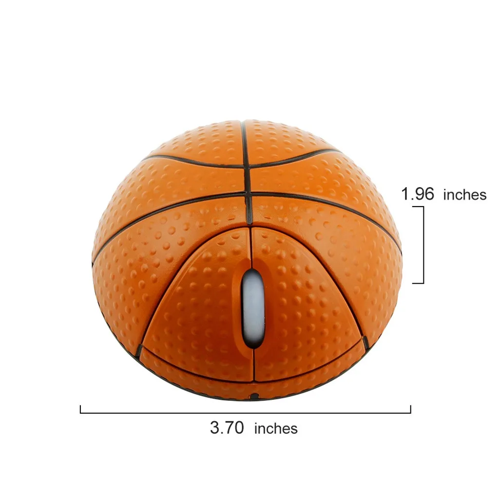 

Wireless Basketball Mouse Ergonomic 3D Optical Sports Basketball Mice For Laptop