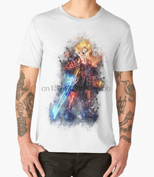 

Printed Men T Shirt Cotton O-Neck tshirts Tidus - Final Fantasy X Short-Sleeve Women T-Shirt