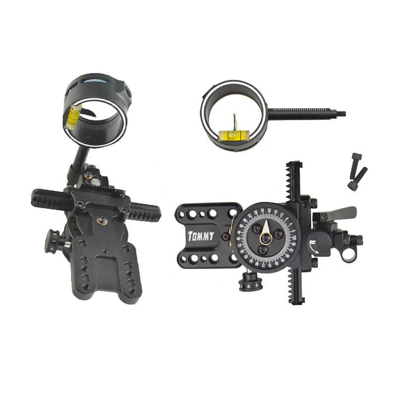 

1pc High Quality Compound Bow Single Needle Sight Aluminum Adjustable Pointer for Archery Hunting Shooting