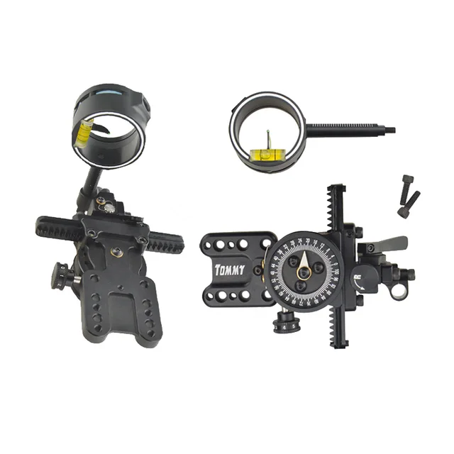 US $143.09 High Quality Compound Single Needle Sight Aluminum Adjustable Pointer Archery Hunting