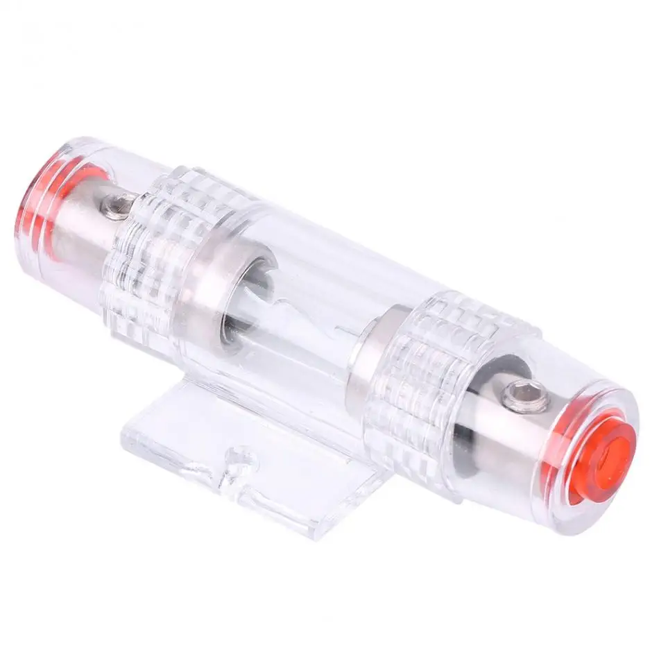 4Pcs 60Amp Car Auto Vehicle Stereo Audio AGU Fuse Box Holder Block 8 Gauge  Wire with Portafusibles Fuse -in Fuses from Automobiles & Motorcycles on ...