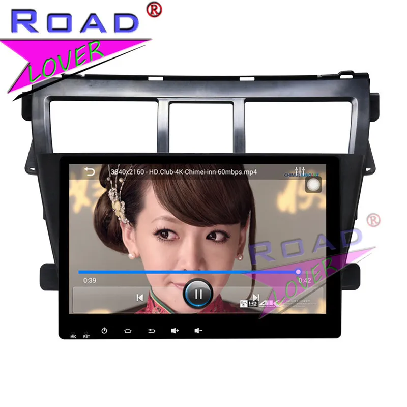 Top TOPNAVI Android 6.0 2G+32GB 9" Car Media Center Auto Video For Toyota Vios 2007-2013 Stereo GPS Navigation Player NO DVD Two Din 5