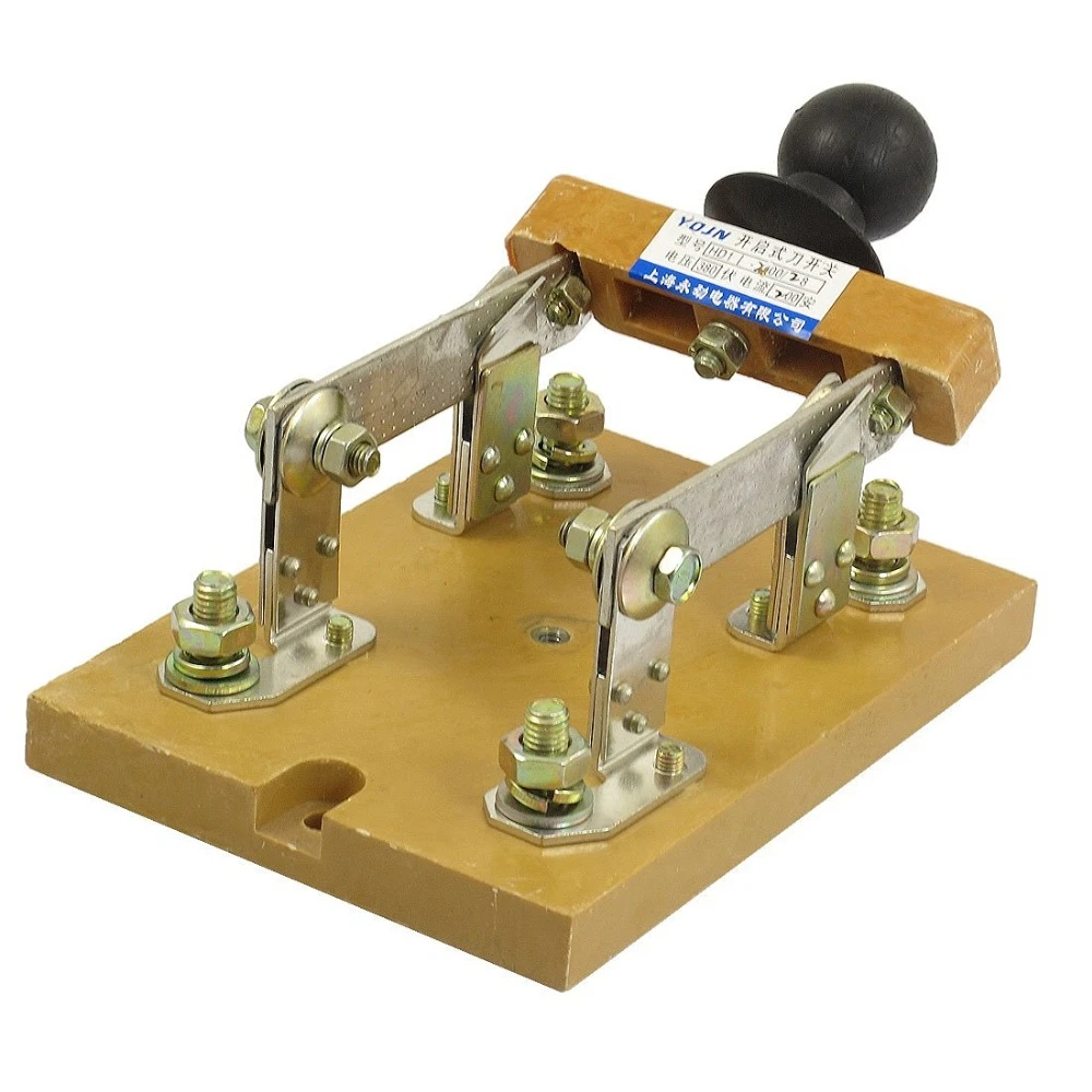 HD11 200/28 380V 200A Double Pole Electric Brake Safety Knife Switch