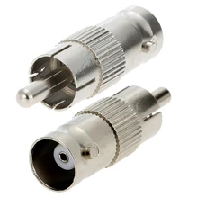 10 шт. BNC Женский RCA штекер коаксиальный разъем с адаптером муфта CCTV камеры безопасности