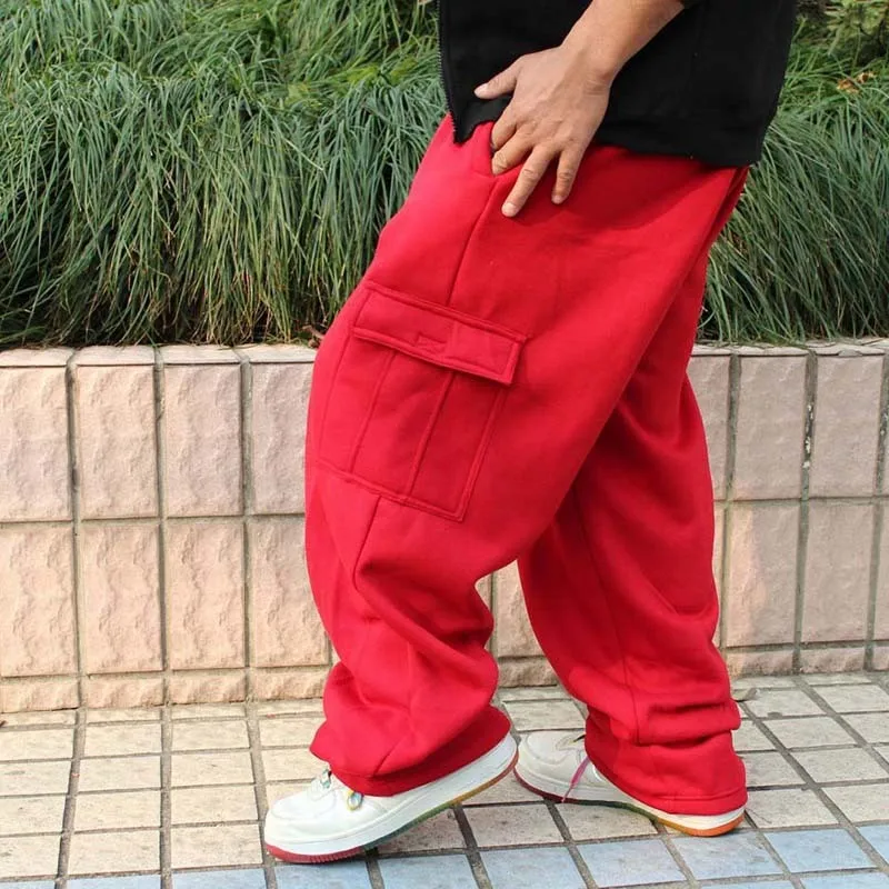Autumn Winter Big Size Sweatpants Men Hip Hop Harem Pants Loose Baggy