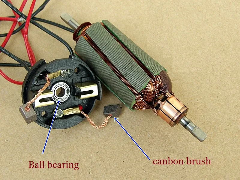 DC12V 3300rpm Dual Shaft NdFeB Strong Magnetic Large Torque 7-Pole Rotor Motor