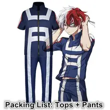 Anime Boku no Hero Academia Cosplay My Hero Academia Todoroki Katsuki Bakugou URARAKA Midoriya Lzuku Cosplay Top+Under+Wig my hero academia anime izuku midoriya katsuki bakugo ochako uraraka boku no hero academia japanese rubber keychain