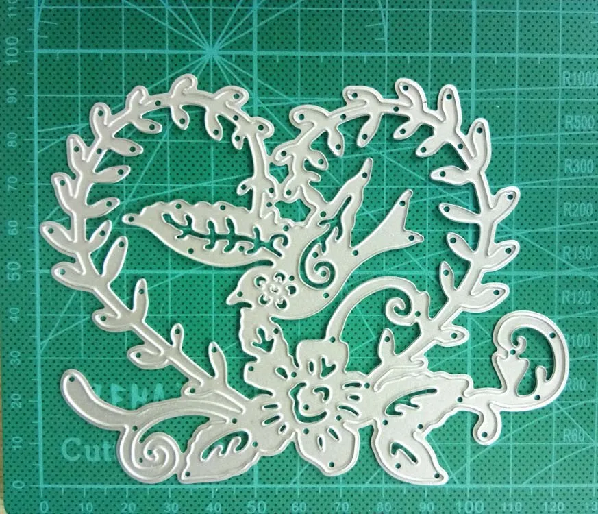  Bird heart vine DIY Metal Cutting Dies Scrapbooking Album Photo Embossing Crafts Paper Cards Envelo - 32988990380