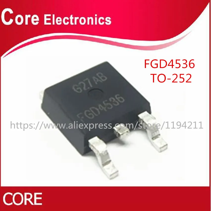 50pcs/lot FGD4536TM FGD4536 IGBT TO 252 new|Integrated Circuits ...