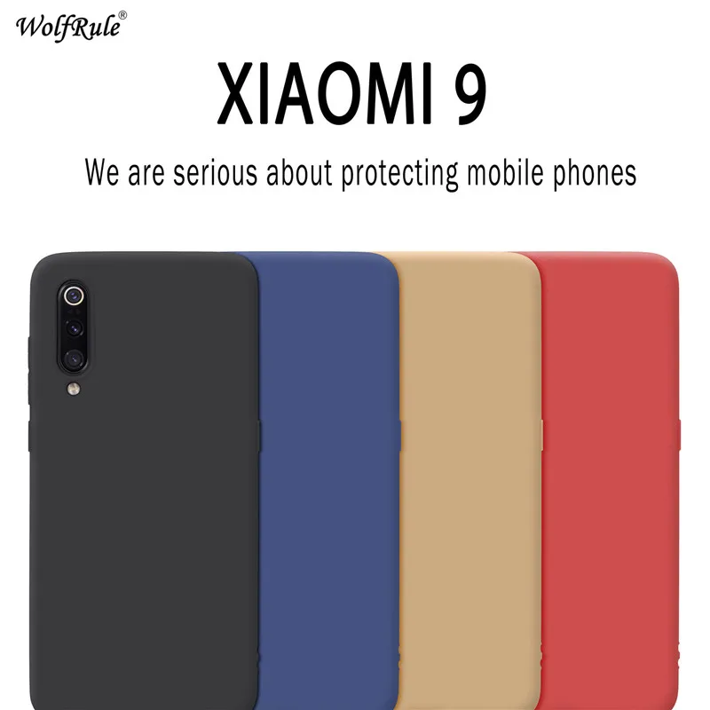 

WolfRule Case For Xiaomi Mi 9 Cover For Xiaomi Mi 9 SE Funda Matte Soft TPU Protective Case For Xiaomi Mi 9 / Mi9 SE Coque Shell